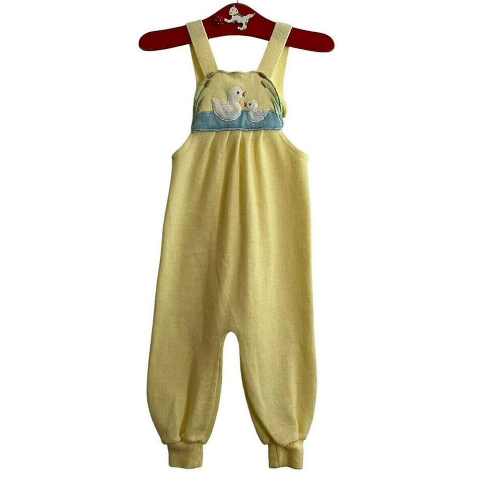 Vintage Yellow Duck Overalls